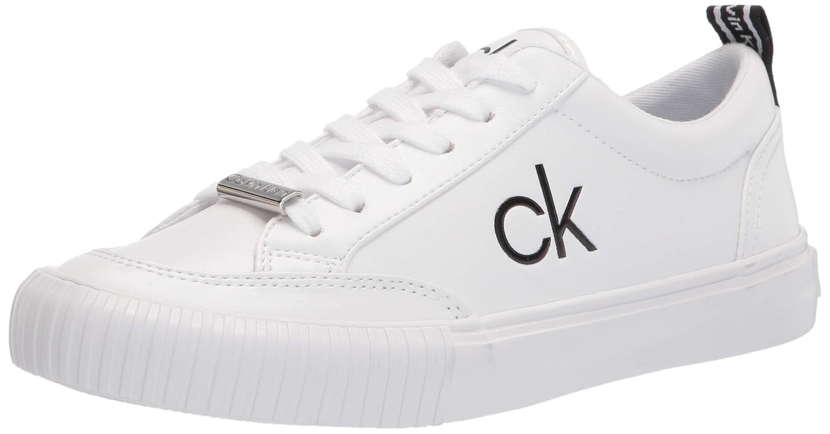 Calvin Klein Lariss tenis para mujer con cordones - 27.0 cm - Blanco
