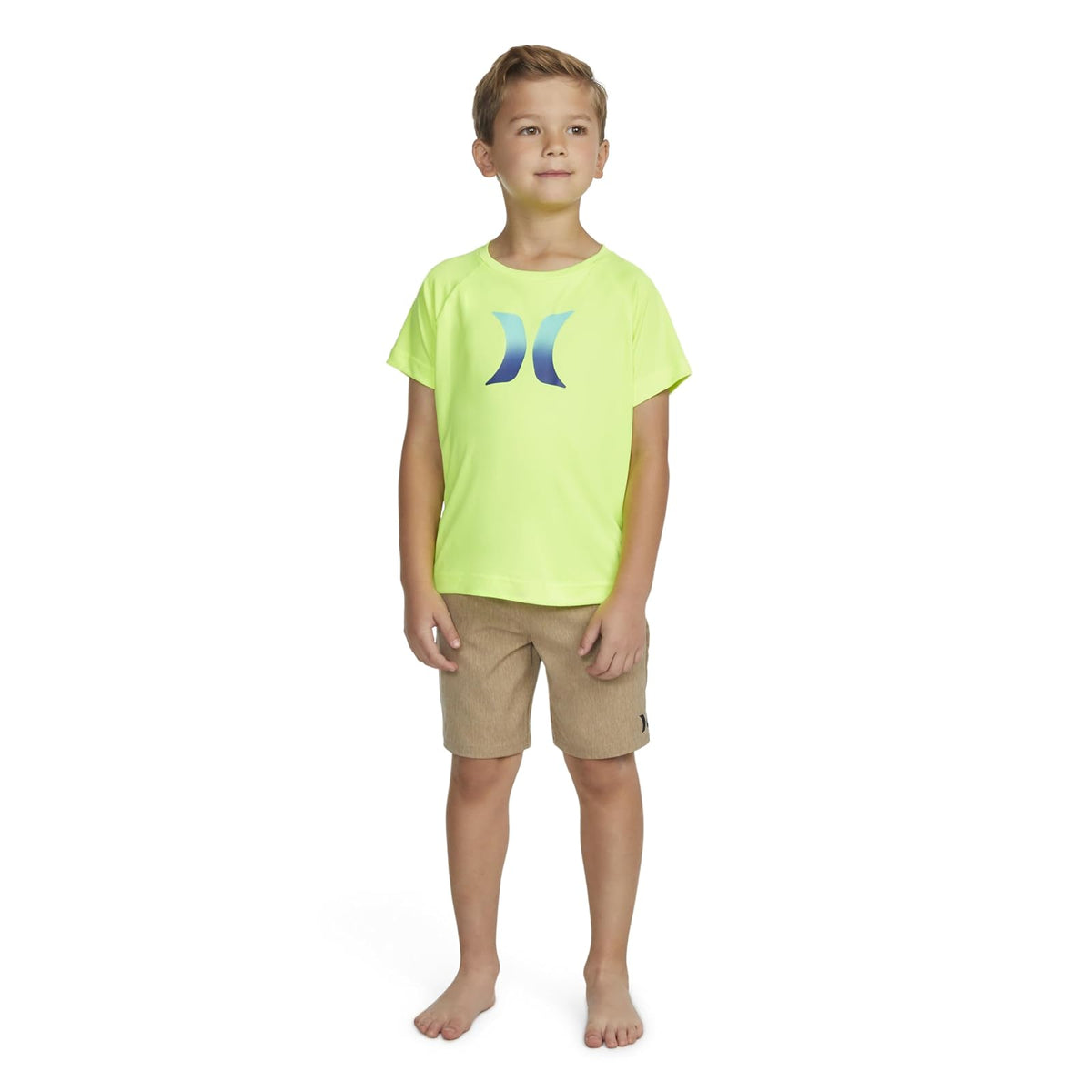 Hurley Dri-Fit One and Only - Playera gráfica para niño (niños pequeños)