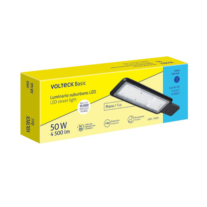 Volteck Basic SUB-740L, Luminario suburbano LED 50 W 6500 K