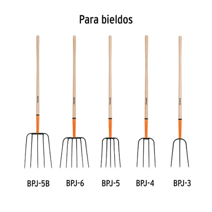 Truper MG-BPJ, Mango de reposición para bieldos, largos, 54"