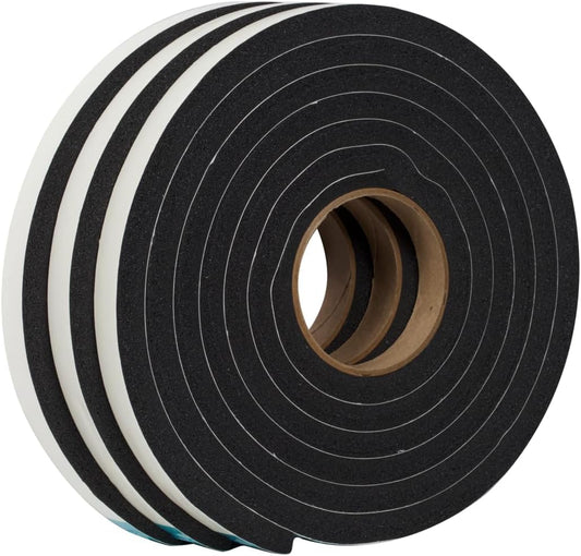 Duck Brand - Sellado autoadhesivo de espuma para aislar puertas y ventanas, Extra Large Gap, Extra Large Gap (3 Rolls)