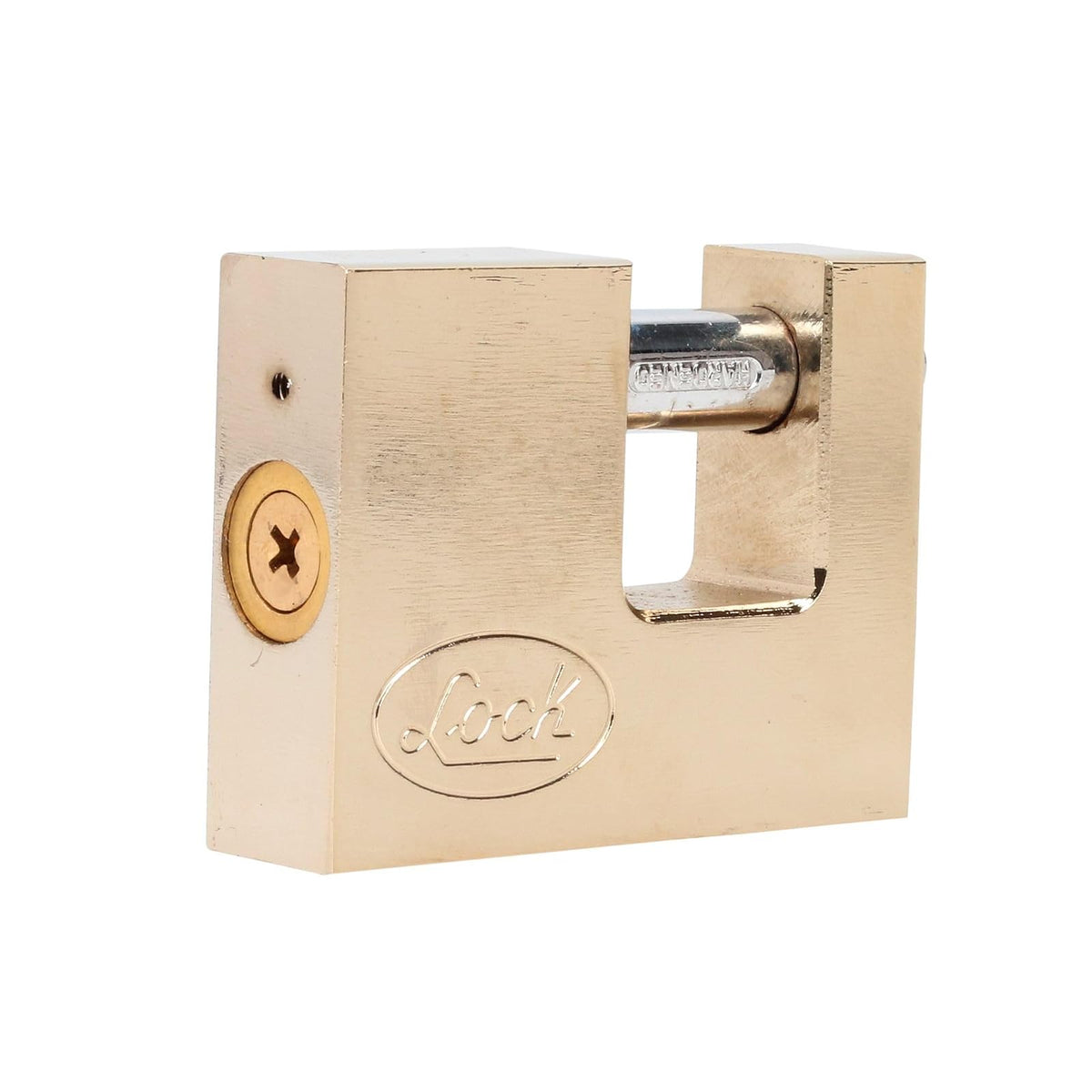 Lock L22C70TLBB Candado de Acero para Cortina Metálica 70 mm Latón Brillante Llave Tetra