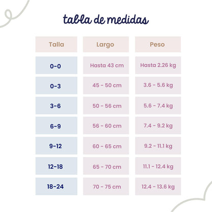9MONTHS BABY Pañalero para Bebé de Manga Corta Con Imanes de Fácil Apertura 4301-A