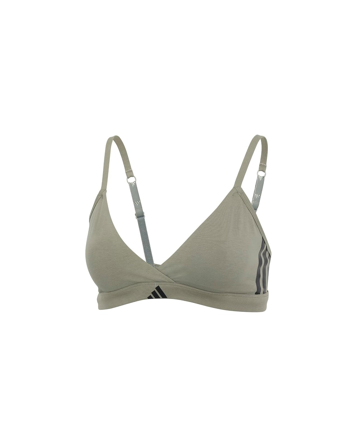 Adidas 3 Stripes Active Essentials Cotton Triangle Wrap Bralette Sujetador Mujer