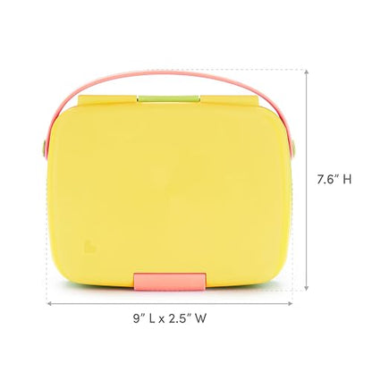 Munchkin Bento Box - Lunchera infantil, color amarillo
