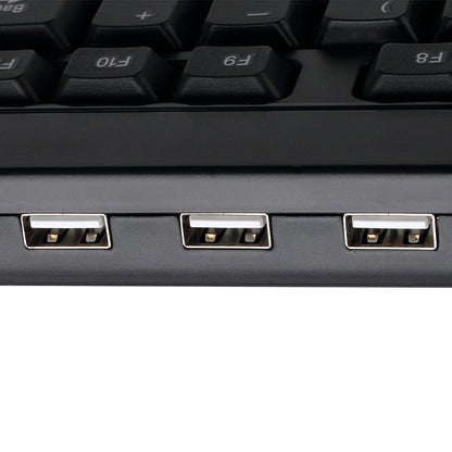 Adesso AKB-132HB- Multimedia Desktop Keyboard with 3-Port USB Hub