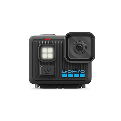 GoPro Lit Hero - Cámara de acción Ligera, compacta, Impermeable con luz integrada, Video 4K60 Ultra HD, Foto de 12 MP, visualización táctil, estabilización hipersuave