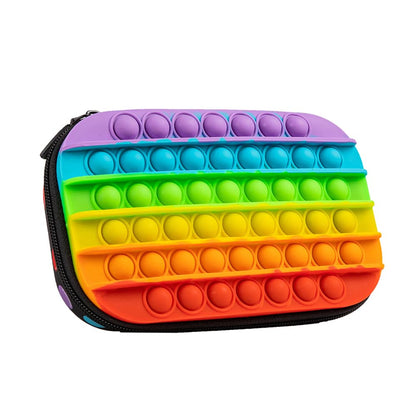 ZIPIT POP Estuche para lápices para niños | Caja Sensorial de Silicona Push It | Estuche de gran capacidad para niños y niñas
