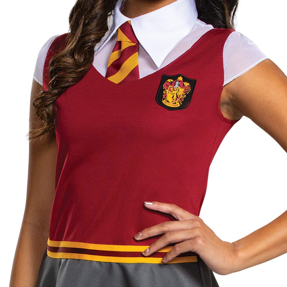 Harry Potter - Falda de Vestir Oficial de Hogwarts para Adolescentes y Adolescentes con Cuello y Corbata