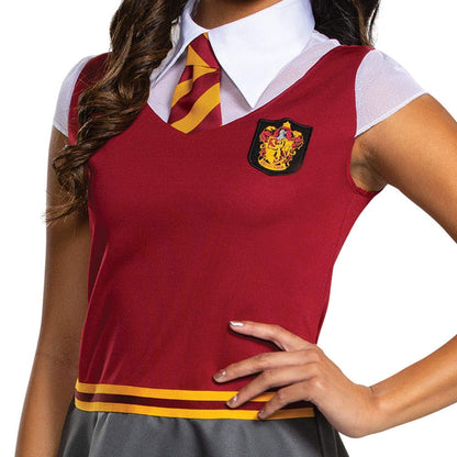 Harry Potter - Falda de Vestir Oficial de Hogwarts para Adolescentes y Adolescentes con Cuello y Corbata