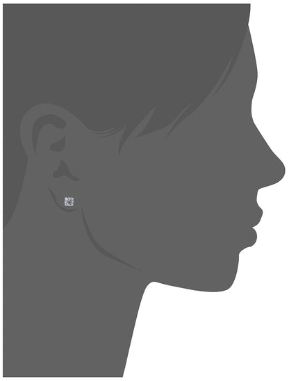 Tania Maria Jewels, Glam Collection Broquel para Mujer Zirconia Cubica, Transparent