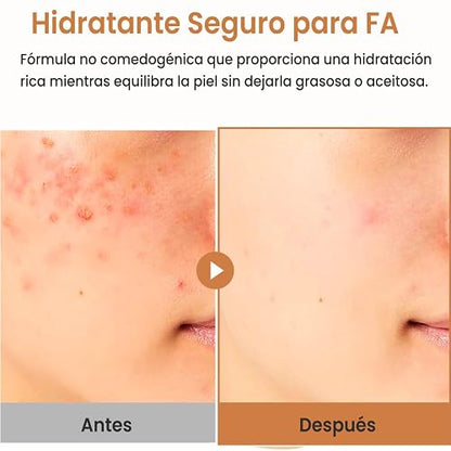 PURITO crema hidratante facial en gel con avena sativa 100 ml - gel hidratante facial para piel grasa y mixta - crema ligera calmante para rostro - skincare coreano