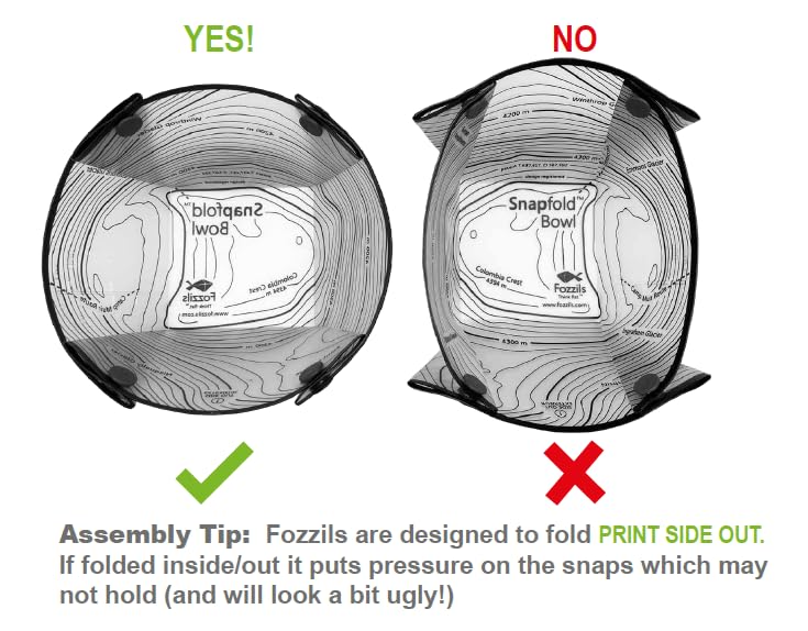 Fozzils Snapfold™ Solo Pack (taza, cuenco, plato)