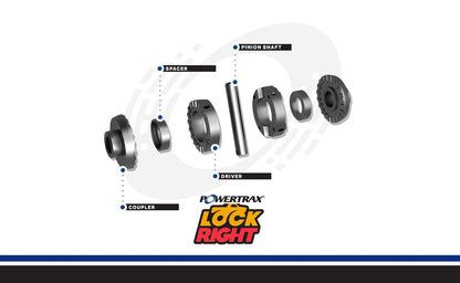 PowerTrax 1530-LR Lock-Right Locker Diferencial Suzuki Samurai 6.9 Pulgadas 26 Estriados