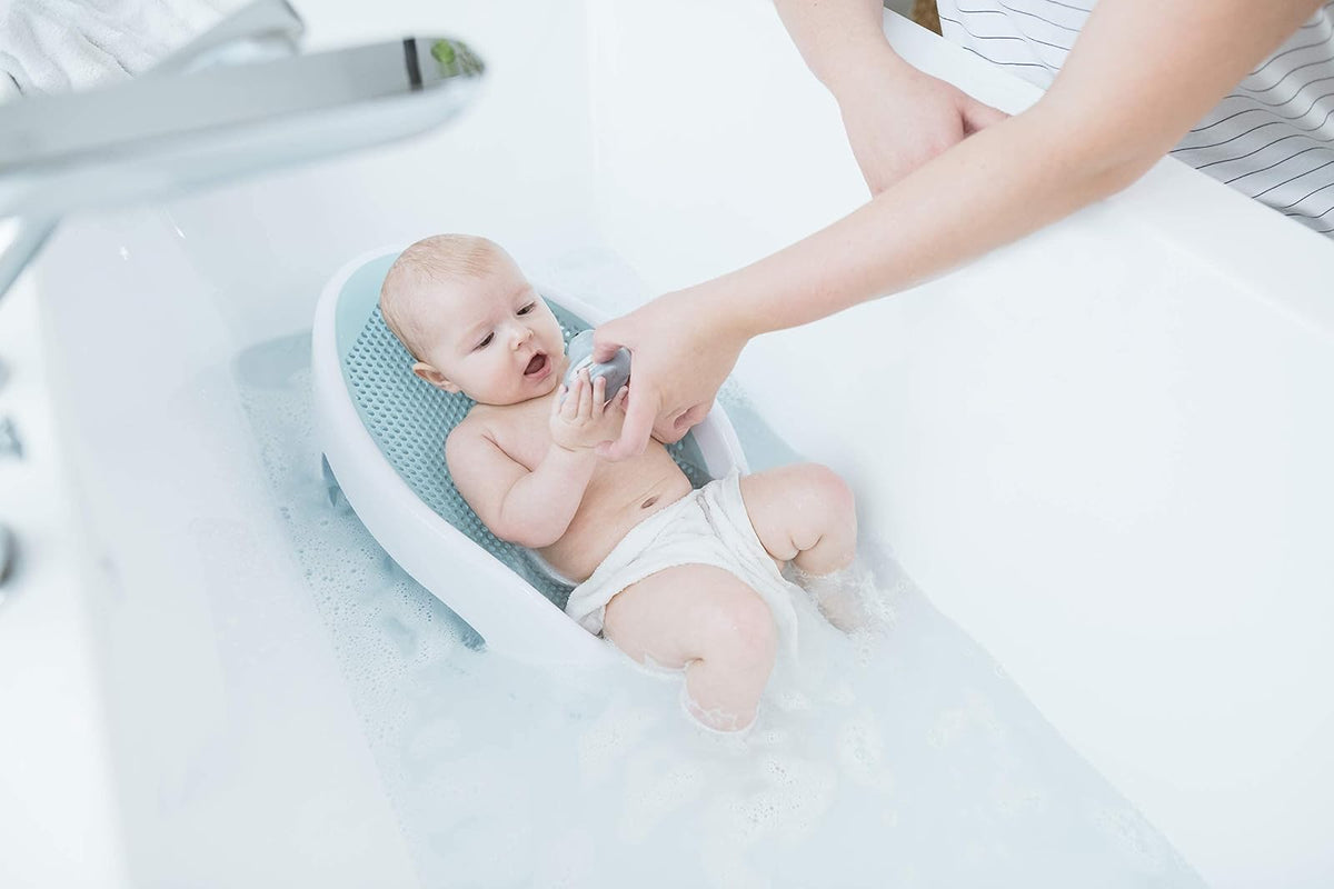 Angelcare Soporte para baño de bebé (Aqua) | Ideal para bebés menores de 6 meses