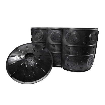 Flo-Well 28.75” 40 Gal Drainage Tank - Catch Basin Landscaping Water Diverter - Gutter to Dry Well Advanced French Drain System - Drainbox for Outdoor Surface Catch Basins - Rainwater Lawn Treatment