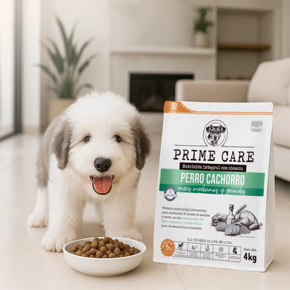 Prime Care Alimento para Perros Cachorros Razas Medianas y Grandes 4 Kg
