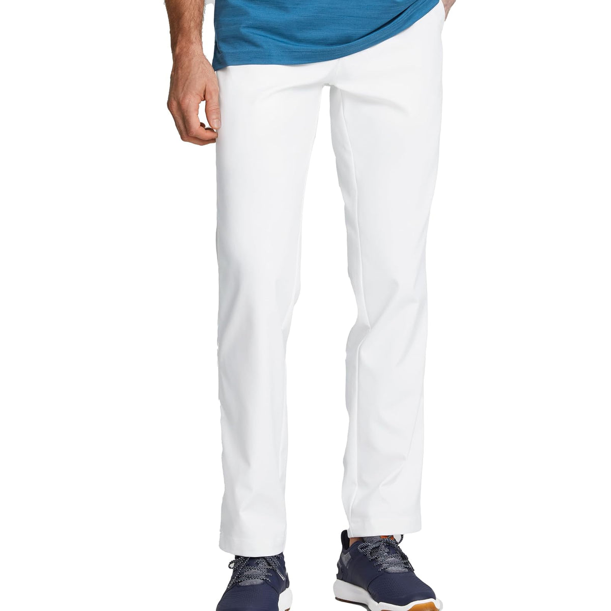 PUMA Golf Dealer Pantalón para Hombre - 36W x 32L - blanco (White Glow)