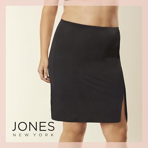 Jones New York Silky Touch 23 Anti-Cling Knee Length Half Slip FondoMujer