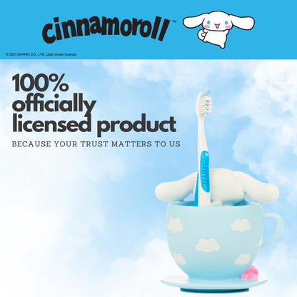 Franco Collectibles Cinnamoroll - Soporte para cepillos de Dientes - Vaso para brochas de Maquillaje (Producto Oficial)
