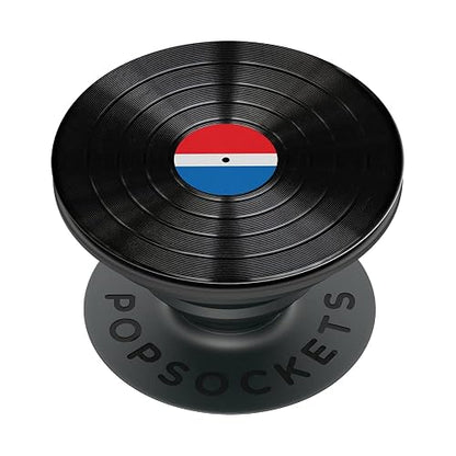 Agarre para teléfono PopSockets con Soporte expandible, PopSocket con Giro de Retroceso, Disco de Vinilo Giratorio