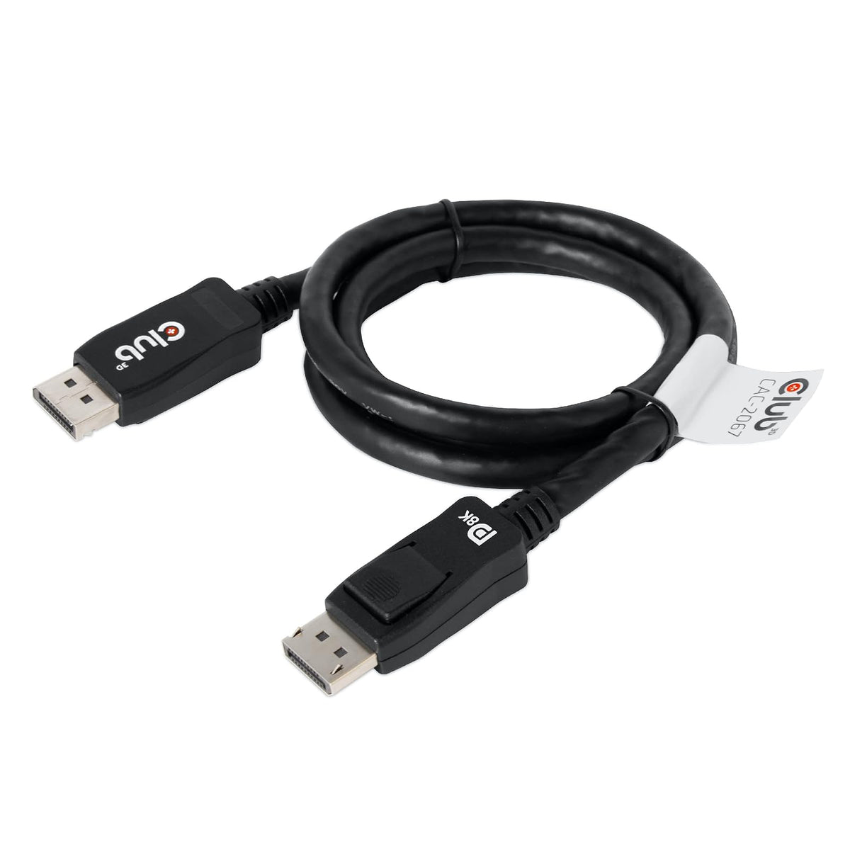 Club3D CAC-2067 DisplayPort to DisplayPort 1.4/HBR3 Cable DP 1.4 8K 60Hz 1m/3.28ft, Black