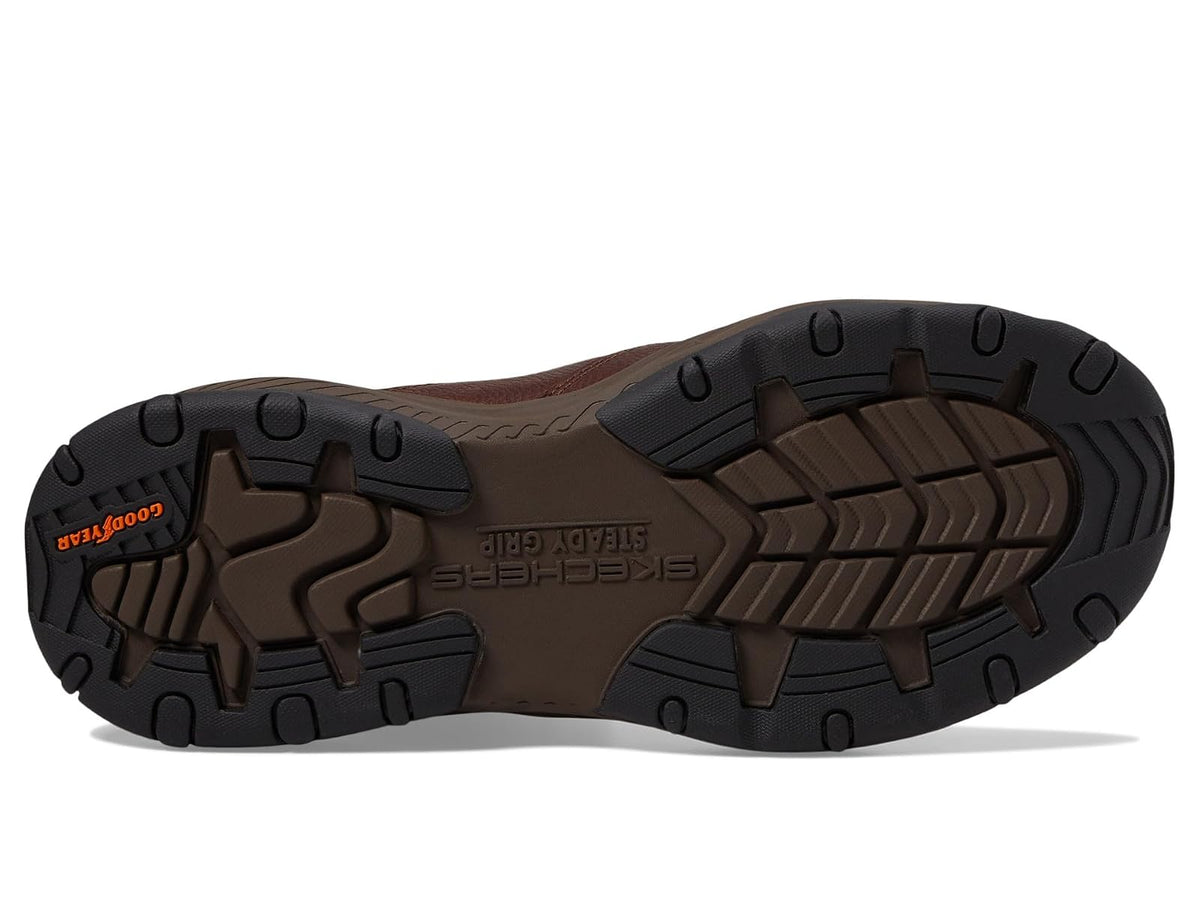 Skechers Manos Libres Slip-Ins Relajado Fit®: Craster - Lanigan para Hombres, Mocasines, Invierno, Sólido, Talla 43-44, Cuero, Zapato Deslizante, 204847