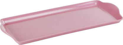 Reston Lloyd Calypso Basics Bandeja de Melamina Tidbit - Rosado - 14.8" x 6.5" x 0.8"