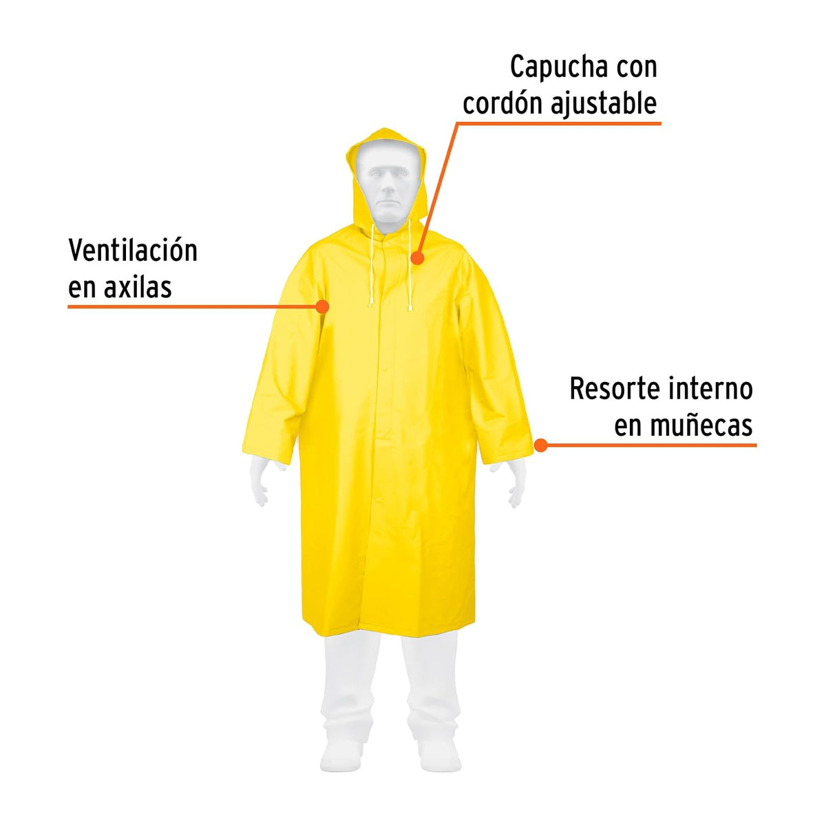 Truper IMPER-S, Gabardina talla chica