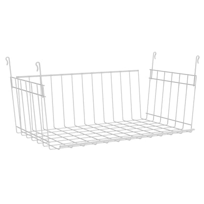 ClosetMaid Estante Colgante de Alambre para Almacenamiento, organización en Armario o despensa, sin Montaje ni instalación, Duradero, Blanco