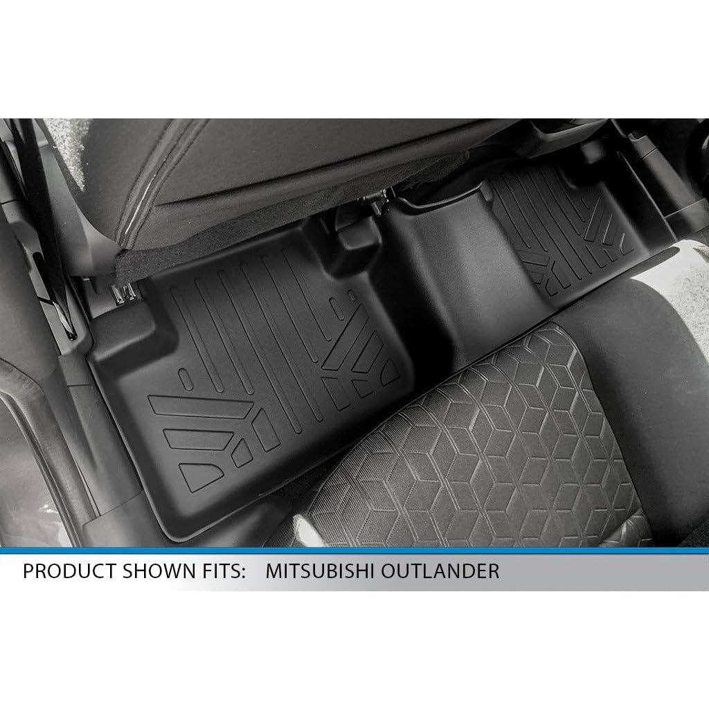 SMARTLINER - Forro de Carga de Ajuste Personalizado para Todo Tipo de Clima, detrás de la Segunda Fila, Compatible con Mitsubishi Outlander Sport 2011-2023