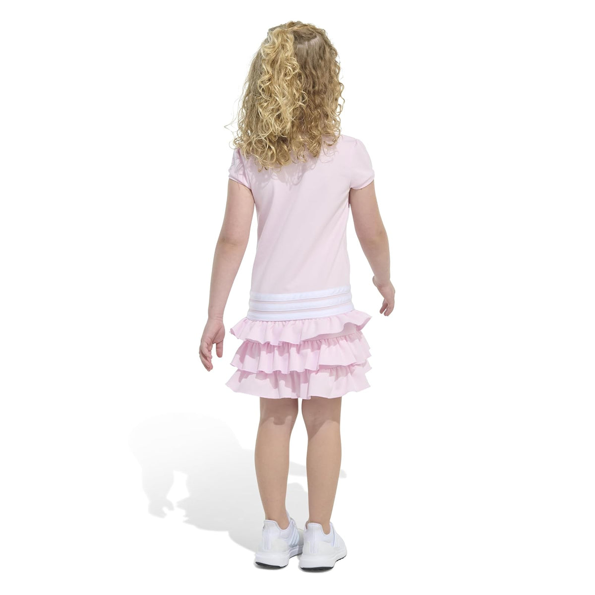 adidas Vestido Polo de Manga Corta para niña
