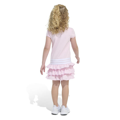 adidas Vestido Polo de Manga Corta para niña
