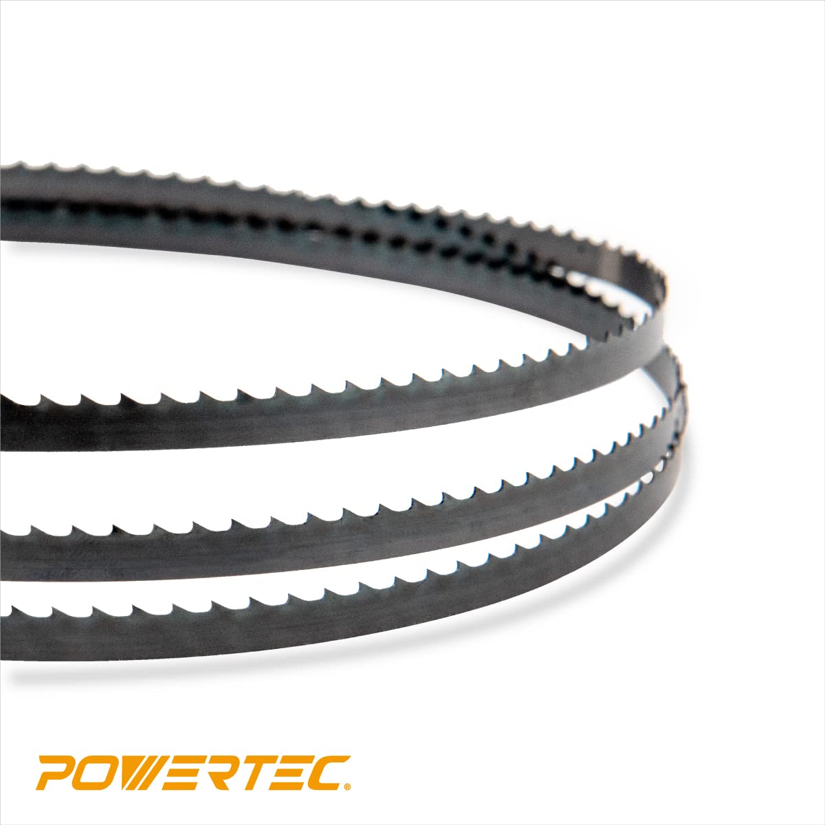 POWERTEC Hojas de sierra de cinta de 70-1/2 pulgadas, hojas de sierra de cinta TPI de 1/2 pulgadas x 3 para Sears Craftsman 21400 y Rikon 10-305, 10-3061 de 10 pulgadas para carpintería, paquete de 2