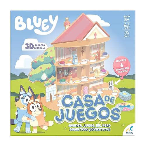 Novelty Corp - Juego De Mesa Bluey Casa De Juegos