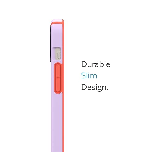Speck - Funda para iPhone 15 Plus y 14 Plus, protección contra caídas, Resistente a los arañazos, Funda para iPhone MagSafe con Revestimiento Suave al Tacto, iPhone de 6.7 Pulgadas, Doble Capa,
