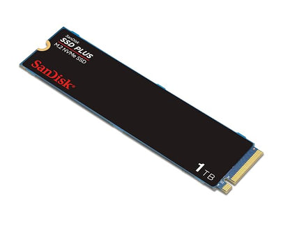 SanDisk 1TB SSD Plus M.2 NVMe SSD - PCIE Gen 3.0, Up to 3,200 MB/s - Internal Solid State Drive - SDSSDA3N-1T00-G26