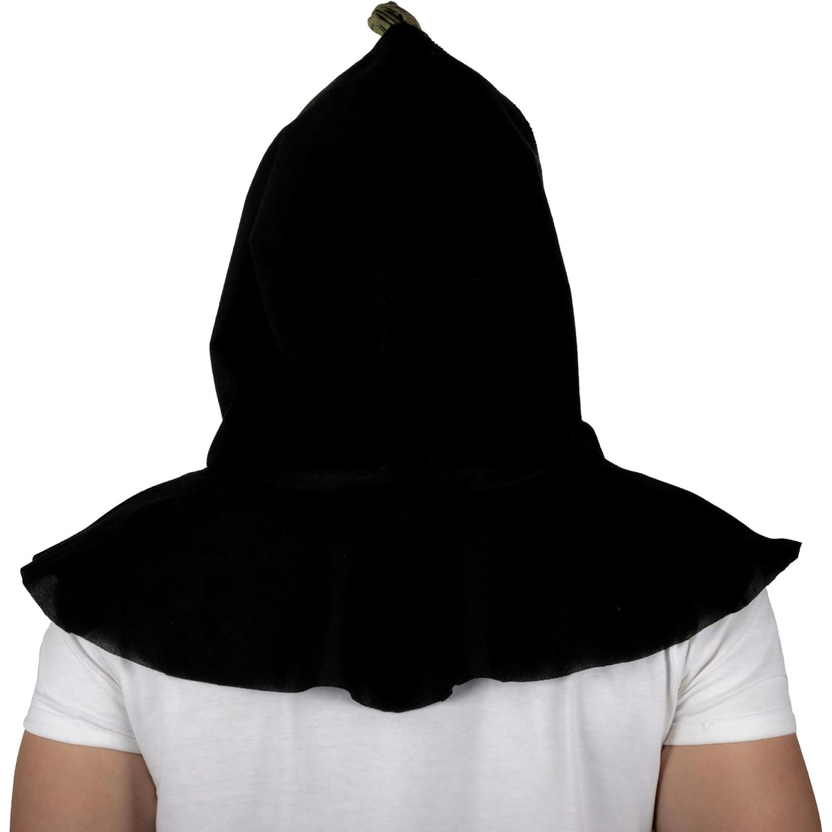REV Máscara Completa de Látex Pumpkin Ghoul White, Máscara de Calabaza Fantasma Blanca Talla Mediana para Halloween, Cosplay y Fiestas de Terror