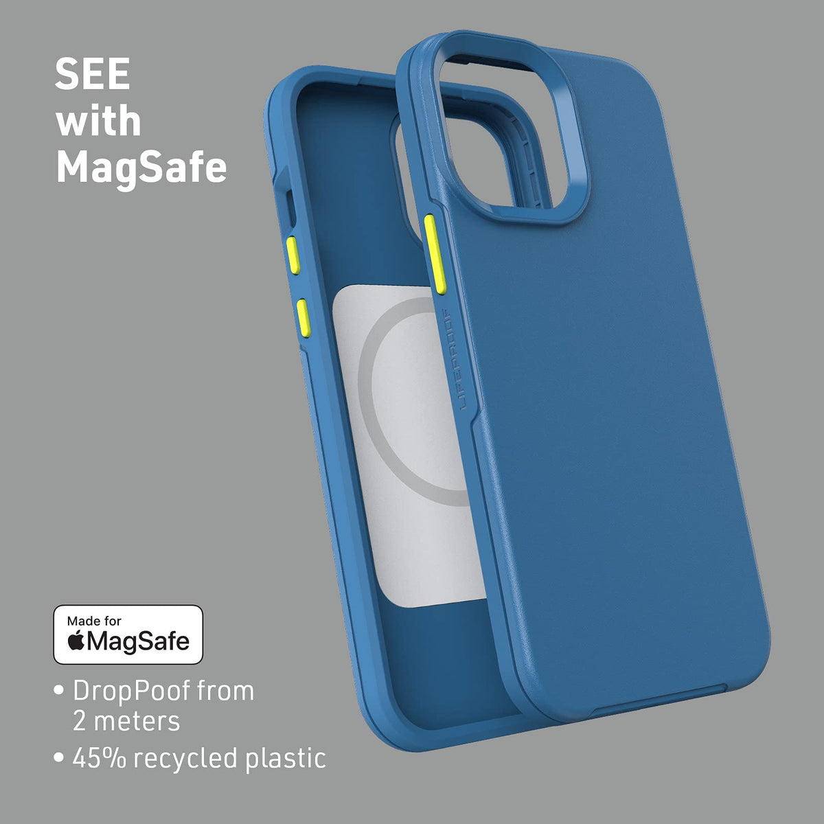 LifeProof See Series - Funda con MagSafe para iPhone 13 Pro MAX y iPhone 12 Pro MAX