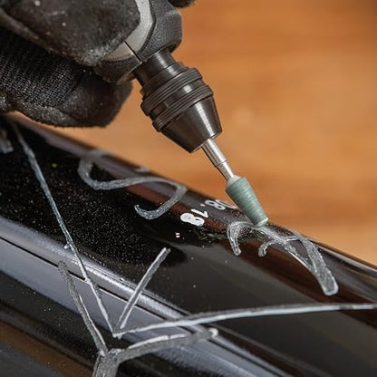 Dremel 729-01 Kit de accesorios para herramientas giratorias para tallar y grabar, incluye brocas de grabado y piedras de molienda, ideal para madera, metal y vidrio