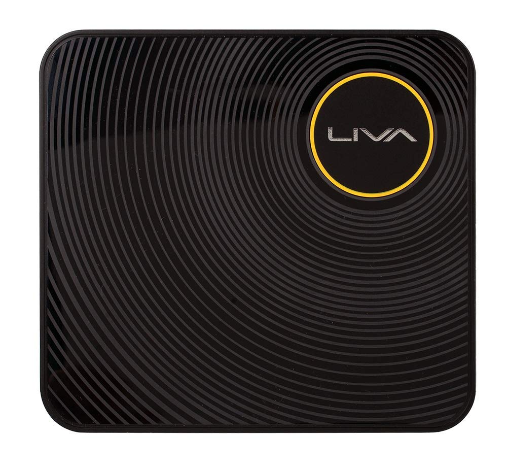 ECS Elitegroup Liva Z Mini PC Computadora Intel Celeron N3350 de Doble núcleo, 4GB DDR3L/64GB eMMC, Puerto Tipo C, Puerto 4K@60Hz HDMI+mDP, WiFi, Ethernet, Soporte de Doble Monitor (Liva Z N3350),