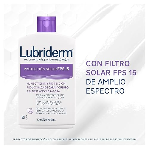 LUBRIDERM Crema Corporal Men Fragancia Ligera 400 ml + Crema Corporal Proteccion Solar Fps 15 400 ml