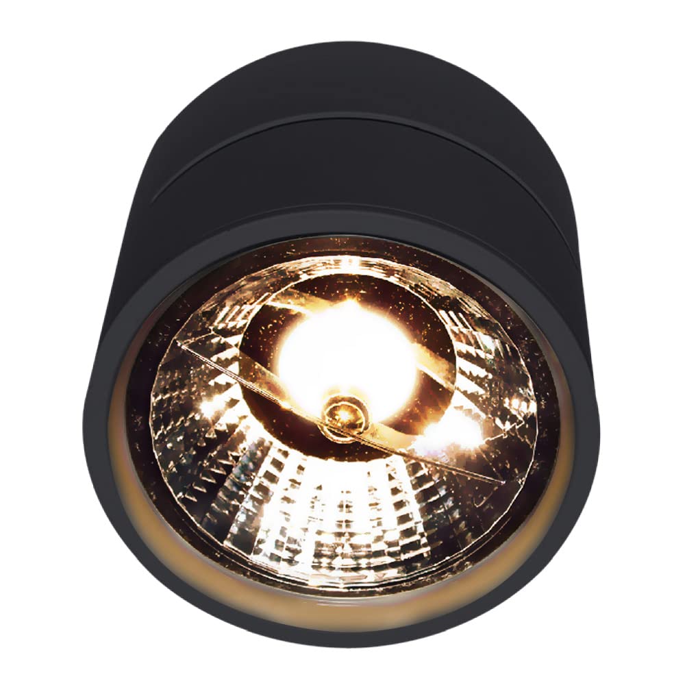 Tecnolite Lámpara Spot de Sobreponer, Potencia Máx. 60 W, Base G53, Foco AR111 no incluido