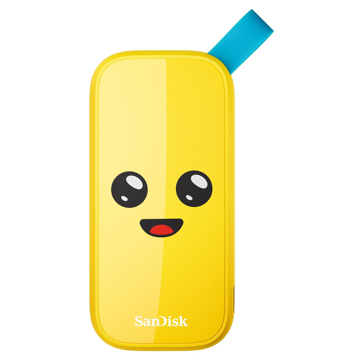 SanDisk Fortnite SSD portátil de 1 TB - hasta 800 MB/s, USB-C, USB 3.2 Gen 2, protección contra caídas, Peely Edition SDSSDE30-1T00-G25F
