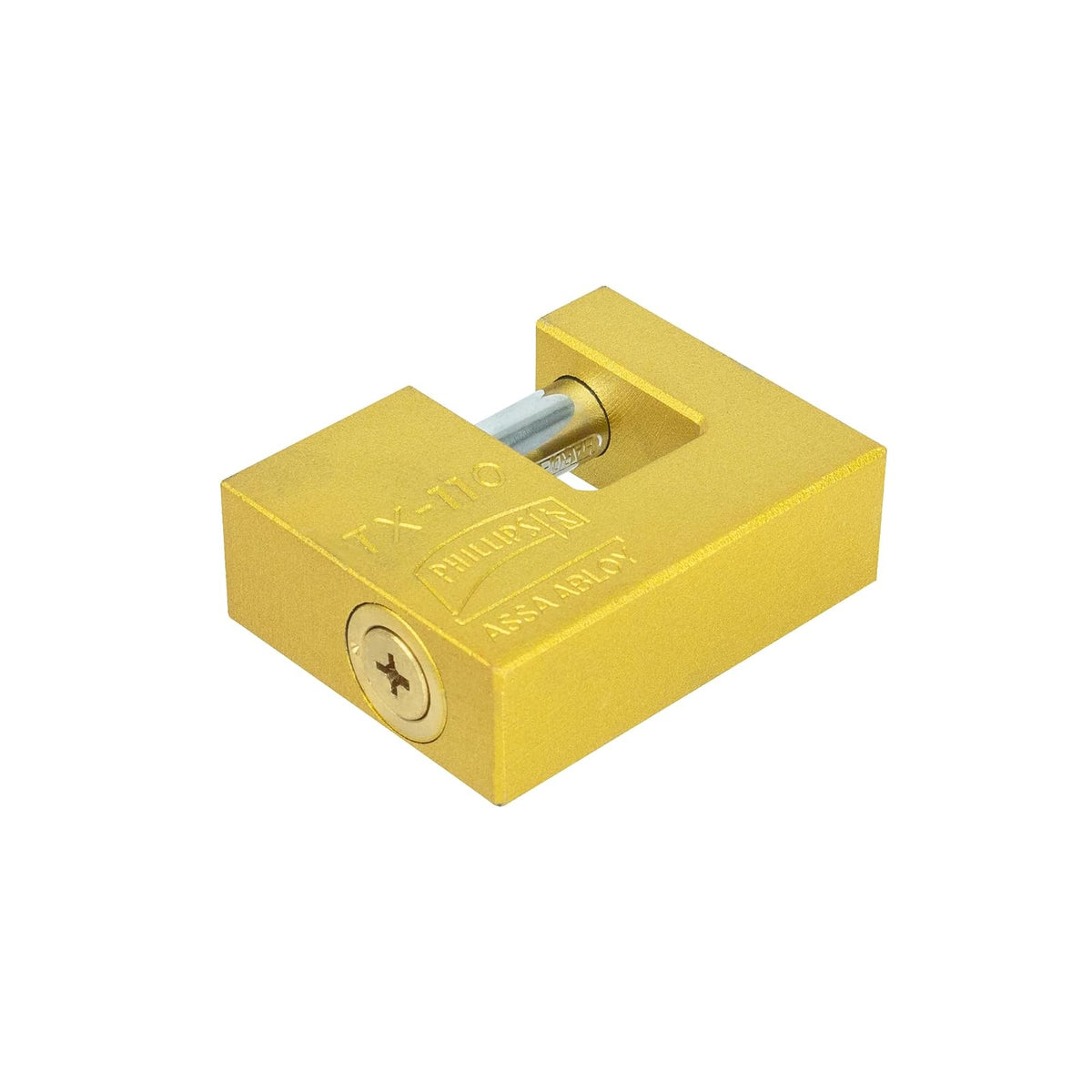 Phillips candado de hierro para cortina modelo tx-110 latón