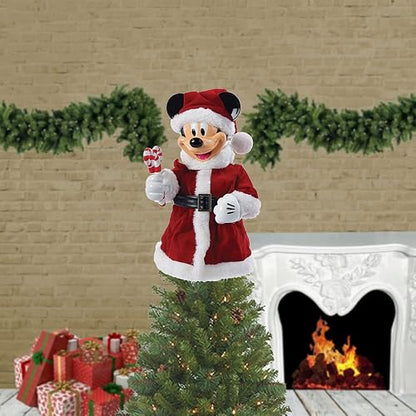 Kurt Adler dn9168 25,4 cm Mickey Mouse Treetop/Tablepiece con Brazos Bendable