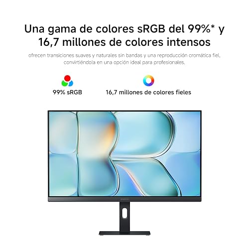 XIAOMI Monitor A24i 2026 23.8 Pulgadas Panel Fast IPS | FHD (1920×1080), Panel Fast IPS, 144 Hz Refresh Rate, 99% sRGB, 300 nits, Certificación Low Blue Light, Diseño ultradelgado