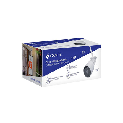 Volteck CTV-21W, Cámara WiFi Tipo Bala 2 MP detección de Movimiento