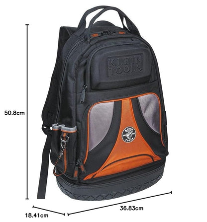 Klein Tools 80038 - Kit de herramientas para mochila, mochila Tradesman Pro, bolsas de herramientas con cierre y magnetizador, 4 piezas