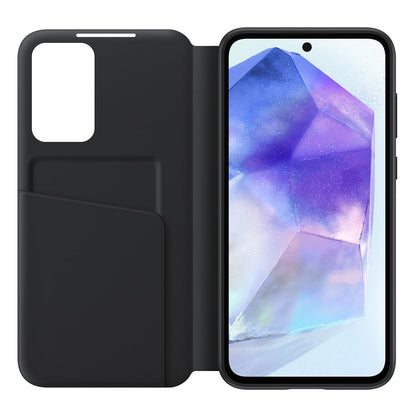 Samsung Funda para Celular Galaxy A55 Smart View Wallet Cover Color: Negro
